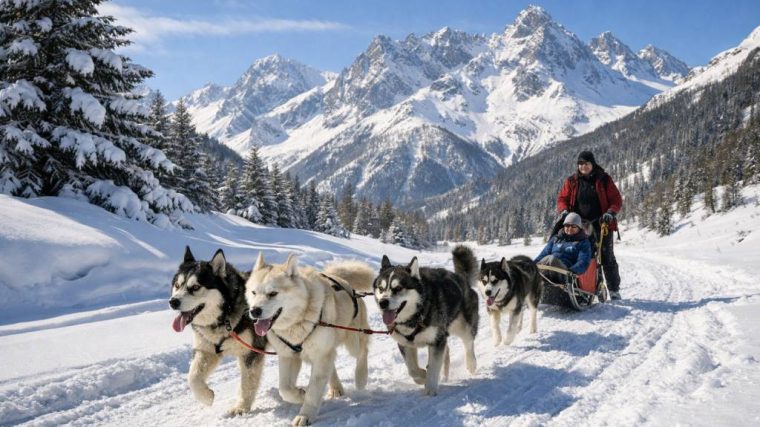 chien de traineau briancon : vivre une aventure nordique inoubliable face aux sommets