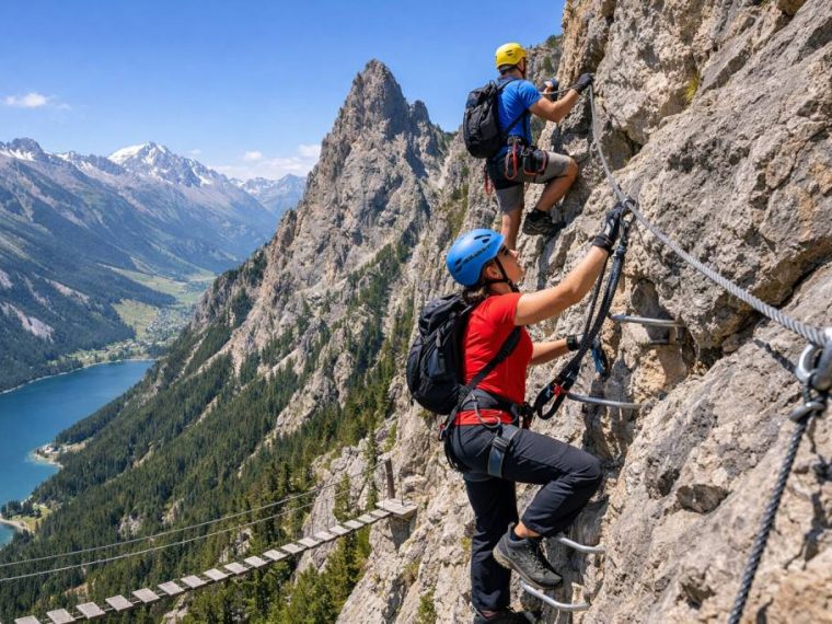 via ferrata de l'aiguillette du lauzet : guide pratique pour une aventure verticale sécurisée