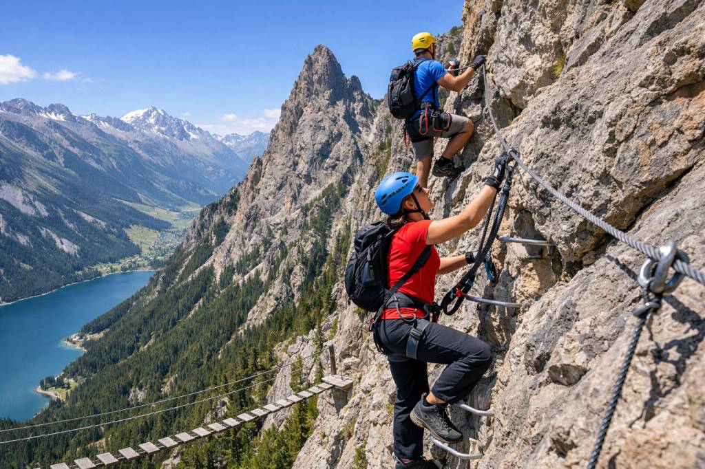 via ferrata de l'aiguillette du lauzet : guide pratique pour une aventure verticale sécurisée