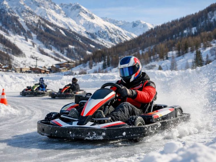 kart serre chevalier : tester le kart sur glace pour une dose d’adrénaline après le ski